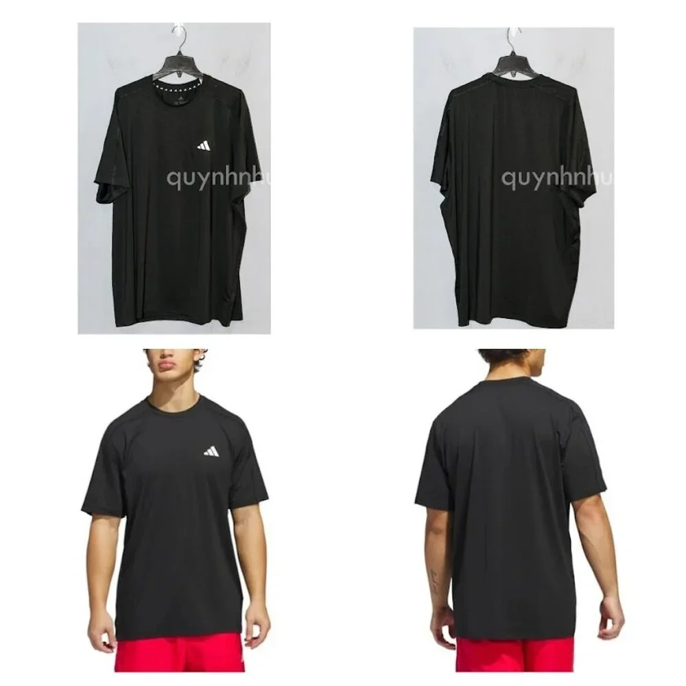 Adidas Men's Regular Fit Lightweight Moisture Wicking Active Tee